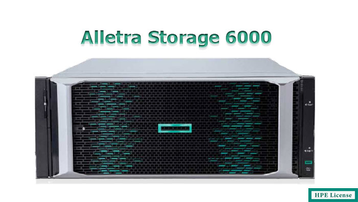HPE Alletra Storage 6000 is HP's high-capacity storage.