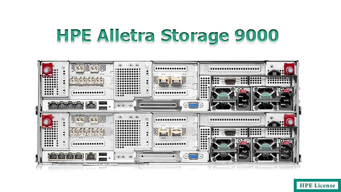 The HPE Alletra 9000 is HP's high-performance storage system.