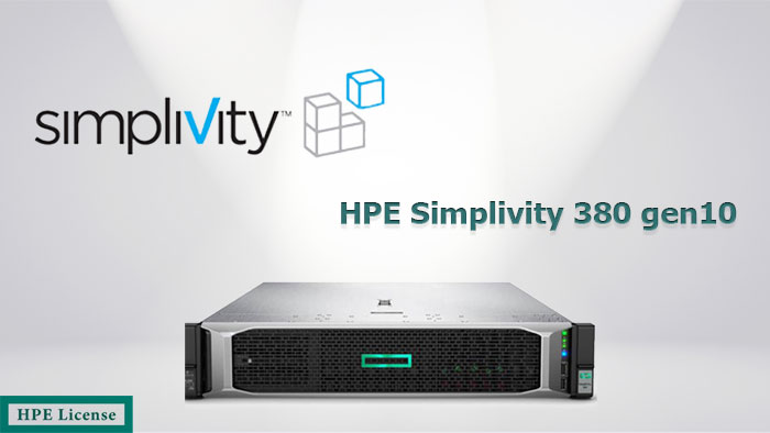 The HPE SimpliVity 380 Gen10 streamlines data center operations.