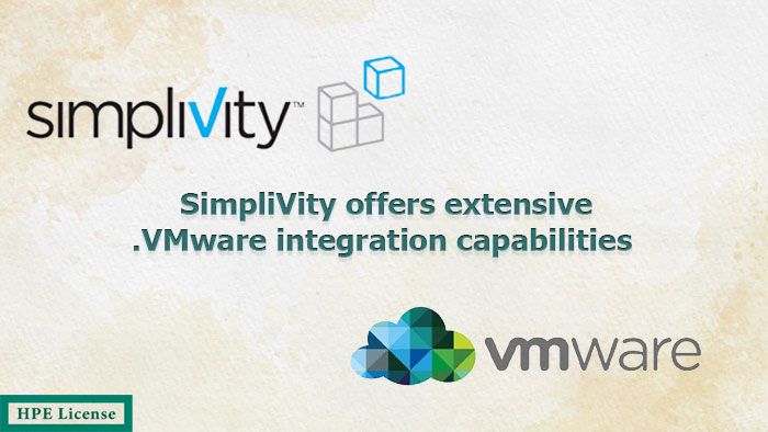 HP SimpliVity offers extensive VMware integration capabilities.